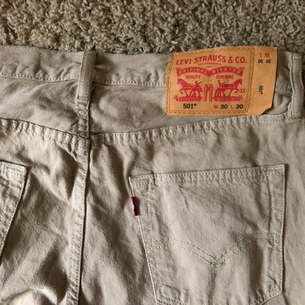 Levi's Covert Khaki Denim Jeans *OFFERS ACCEPTED